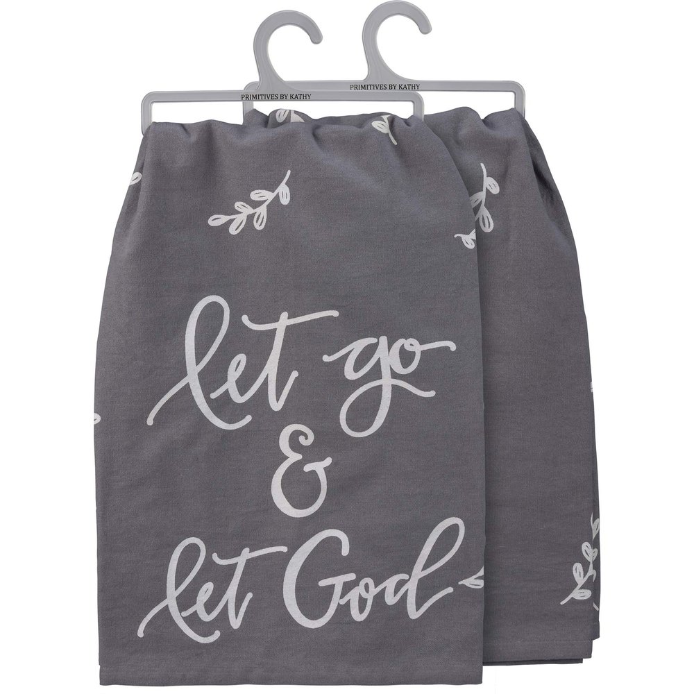 Kitchen Towel - Let Go & Let God