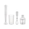 Alessi Pliss MDL10SW/US - Hand Blender with Measuring Jug, Whisk and Chopper in Thermoplastic Resin, US Plug 200W, White view 1