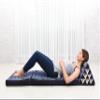 Leewadee Thai Foldable Floor Mat 67 x 21 inches Kapok with Backrest view 4