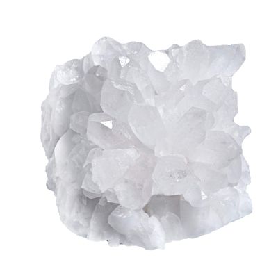 Amogeeli Natural Raw Rock Crystal Geode Cluster Specimen Office Home Decor, Mineral Stone for Collection