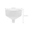 Large Plastic Funnel 9.44 Inch Wide Mouth Kitchen Funnel for Beer Filling Oil Transfer Beverage Bottles view 2
