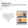 Hemoton Kitchen Funnel Plastic Funnel for Filling Bottles Wide Mouth Beer Filling Tool Food Grade Liquid Transfer for Oil Beverage Coffee 10.43 X 10.43 X 7.87 in view 4