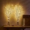 Fudios Lighted Branch Plug in with Timer Willow Branches with Fairy Lights for Vase Twig 32IN 150 LED Outdoor and Indoor Holiday Party Decor view 2
