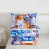 Feelyou Cat Full Size Comforter Set for Kid Boys Girls,Cartoon Kawaii Animals Toddler Bedding Set for Children Comforter Set Cat Lovers Animal Design Soft Quilt 3Pcs(1pc Comforter,2pc Pillowcase) view 4