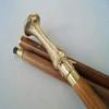 Vimal Nautical 3 Fold Wooden Stick Handmade Designer Brass Designer Handle Wooden Walking Stick Golden & Brown view 4