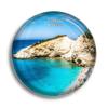 Fridge Magnet Greece Lefkada Glass Magnets for Refrigerator Souvenirs Cute Crystal Magnet Decor for Whiteboard Office Home Gift view 1