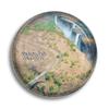 Fridge Magnet Victoria Falls Bridge Zimbabwe Glass Magnets for Refrigerator Souvenirs Cute Crystal Magnet Decor for Whiteboard Office Home Gift view 1