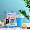 Slushie Maker Cup, Magic Quick Frozen Smoothies Cup Cooling Cup Double Layer Squeeze Cup Slushy Maker, Homemade Milk Shake Ice Cream Maker DIY it for Children and Family view 2