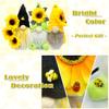 AMOH JERCY Summer Spring Sunflower Gnome Decoration for Home, Set of 3 Gnome Gifts for Women - 10" Sunflower Bee Kitchen Decor Gnome Plush, Mantel Tiered Tray Stand Party Office Bathroom Decorations view 2