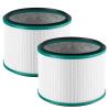2-Pack HP01 HP02 HEPA Filter Compatible with Dyson Pure Hot Cool Link HP01 HP02 & Dyson Pure Cool Link desk fan DP01 DP02, Compare to Part # 968125-03 view 1