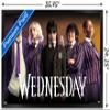 Wednesday - Group Wall Poster, 34L" x 22.4W", Black Framed Version view 3
