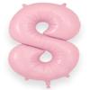 OAKTREE UK 604285 Oaktree 34" Number 8 Matte Pink view 1