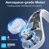 TORRAS COOLiFY [All-New, Upgraded Powerful Airflow] Industry-First Portable Neck Fan - Rechargeable, 360 Airflow, Hands-Free Bladeless Cooling, For Yard Work, Indoor, Outdoor Use - Elegant Ivory view 3