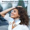 TORRAS COOLiFY [All-New, Upgraded Powerful Airflow] Industry-First Portable Neck Fan - Rechargeable, 360 Airflow, Hands-Free Bladeless Cooling, For Yard Work, Indoor, Outdoor Use - Elegant Ivory view 4