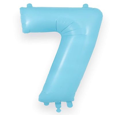 OAKTREE UK 604377 Oaktree 34" Number 7 Matte Blue