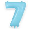 OAKTREE UK 604377 Oaktree 34" Number 7 Matte Blue view 1