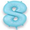 OAKTREE UK 604384 Oaktree 34" Number 8 Matte Blue view 1