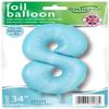 OAKTREE UK 604384 Oaktree 34" Number 8 Matte Blue view 2