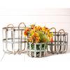 Irvins Country Tinware Rustic Round Metal Basket Set view 2