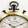 Antique Brown Marine Victoria Clock 30.48 cm Nautical Wall Hanging Clock Home Decorative view 3