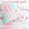 Azalea Floral Chintz PaisleyMicrofiber Reversible Quilt Bedding Set Coverlet, Bedspread, Pink Rose, 3-Piece King Set view 3