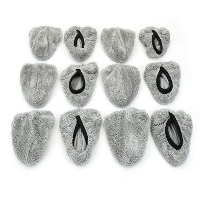 [Steamer Cover] Triangle Head Microfiber Steamer Bonnet - Twist Pile - 12 Pack