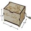 TheLaser'sEdge, Elvis Presley Mini Music Box with Cant Help Falling In Love, Gifts for Women, Men, Birthday, Christmas, Mothers Day, Anniversary or Merchandise Decor - Personalized view 4