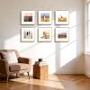 Golden State Art, 12x12 Gold Picture Frame Displays Photo 8x8 with Mat or 12 x 12 Without Mat for Wall Mounting, Classic Satin Aluminum Frames with Real Glass (Pack of 1) view 3