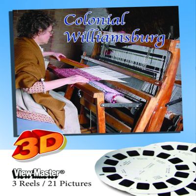 Colonial Williamsburg - ViewMaster - 3 Reel Set - 21 3D Images