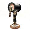 18" Antique Black Ship's Engine Order Telegraph Wooden Base Nautical Collectible Home Decorative view 3