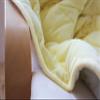 ALANSMA Reversible Weighted Blanket for All Season, Luxury Velvet, Warm and Cool, Adult 20Lb Yellow Weighted Blanket, Enjoy Sleeping Anywhere(Light Yellow,60"x80" 20lbs) view 3