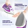 Omaiga Steam Iron for Clothes, 1750W Fast Heating with Powerful Steam, 15.21oz/450ml Large Water Tank, Ceramic Soleplate, Anti-Drip, Self-Cleaning, 3-Way Auto Shut Off for Home Laundry view 4