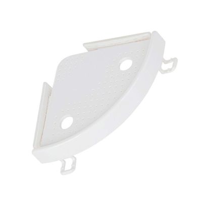 Cabilock 1pc Storage Rack No Drill Kitchen Bathroom Shelf Organizer for Corner Use Easy to Install Strong Load-Bearing Stylish Design
