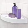 Cabilock 1pc Storage Rack No Drill Kitchen Bathroom Shelf Organizer for Corner Use Easy to Install Strong Load-Bearing Stylish Design view 2