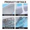 DOITOOL 10 Pack Tote Food Insulated Bag, Disposable Food Storage Bag with Thermal Box Liners, Portable & Heat Preservation Bag for Home Restaurant Camping (Size L: 12. 2x11. 0x7. 5 inch) view 3
