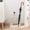 Umbrella Racks WXYZ Long and Short Umbrella Storage Rack with Mobile Tray Umbrella Stand, Large-Capacity Hotel Umbrella Bucket, 29x13x43.8cm (Color : White) view 3