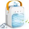 LEPOWERP Personal Air Cooler, AC 200A USB Air Conditioner Fan with 3 Speed, Mini Air Conditioner Desk Fan with Handle for Small RoomOfficeDormBedroom view 1