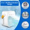 LEPOWERP Personal Air Cooler, AC 200A USB Air Conditioner Fan with 3 Speed, Mini Air Conditioner Desk Fan with Handle for Small RoomOfficeDormBedroom view 2