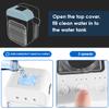 LEPOWERP Personal Air Cooler, AC 200A USB Air Conditioner Fan with 3 Speed, Mini Air Conditioner Desk Fan with Handle for Small RoomOfficeDormBedroom view 4