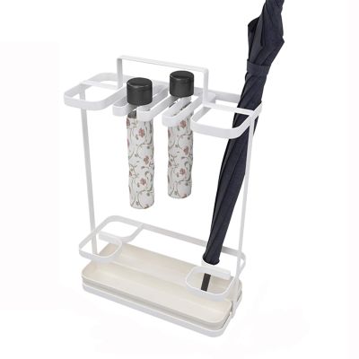 Umbrella Racks WXYZ Umbrella Stand for Home Hotel Lobby Can Hold 10-12 Long and Short Umbrellas, Waterproof and Rust-Proof, 29x13x43.8cm (Color : White)