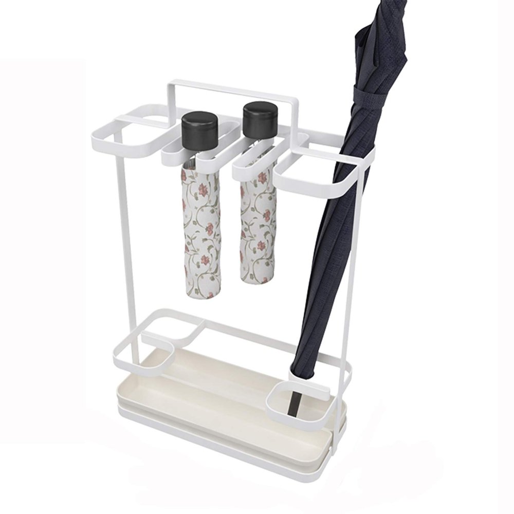 Umbrella Racks WXYZ Umbrella Stand for Home Hotel Lobby Can Hold 10-12 Long and Short Umbrellas, Waterproof and Rust-Proof, 29x13x43.8cm (Color : White)