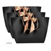 10pcs Black Paper Souvenir Gift Bags Apparel Makeup Boutique Packing Bags, Paper Gift Bags Party PacksParty Supplies view 2