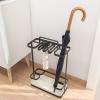 Umbrella Racks WXYZ Long and Short Umbrella Storage Rack with Mobile Tray Umbrella Stand, Large-Capacity Hotel Umbrella Bucket, 29x13x43.8cm (Color : Black) view 3