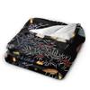 ARTIEMASTER Dark Wild Forest Mushrooms Customized Blanket Soft and Lightweight Flannel Throw Suitable for Use in Bed, Living Room and Travel 120"x90" for Family view 2