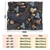 ARTIEMASTER Dark Wild Forest Mushrooms Customized Blanket Soft and Lightweight Flannel Throw Suitable for Use in Bed, Living Room and Travel 120"x90" for Family view 3