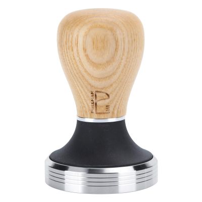 58mm Coffee Tamper, Espresso Distribution Tool, for Office Home Cafe Coffee Lovers(Log light color, blue)