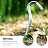 12pcs Heavy Duty Tent Pegs for Camping Windproof Shape Ground Nails Tent Stakes for Soggy and Hard Soil Easy to Clean and Reusable view 3