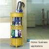 Umbrella Rack Hua Golden Wrought Iron Umbrella Stand with Drip Tray, Large Capacity, Umbrella Storage Bucket for Home Hotel Lobby Office, 24.5x24.5x60cm view 2