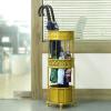 Umbrella Rack Hua Metal Wrought Iron Umbrella Stand with Drip Tray, Golden Umbrella Rack, Umbrella Storage Bucket in Home Hotel Lobby, 24.5x24.5x60cm view 2