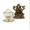 Brass Akhand Jyot Diya Golden Diya Jyot Deepak Pooja Dia Brass Diwali Puja Diwali /Deepawali Deepak Oil Lamps Lantern Navratri/Navaratri Pooja Diya Engraved Christmas Gift Items Size- 5 inch view 3